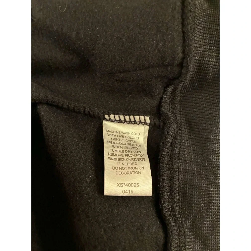 XOXO Hoodie and Joggers Set Toddler 18M Black New Sequin Sherpa Lined Tracksuit
